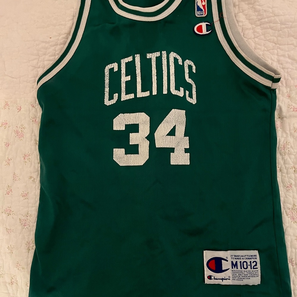 Celtics youth basketball jersey, green m 10-12